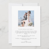 Love Bedankt Arch Photo Weddenschap Bedankt (Achterkant)