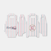 Love-Bedankt Baseball Cookie R-GABLE FAVOR BOX Bedankdoosjes (Uitgevouwen)