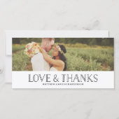 Love & Bedankt Boho | Weddenschap Hartelijk dank (Voorkant)