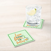 Love & Beer St. Patrick's Day Fun-61146 Hoodie Kartonnen Onderzetters (Insitu)