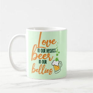 Love & Beer St. Patrick's Day Fun-61146 Hoodie Koffiemok