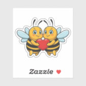 Love Bees Valentine Sticker (Vel)