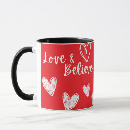 Love & Believe Valentijnsdag cadeau Mok