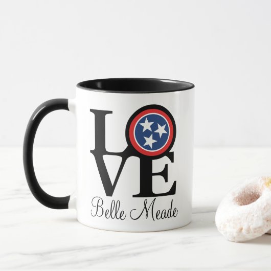 LOVE Belle Meade Tennessee Mok (Met donut)