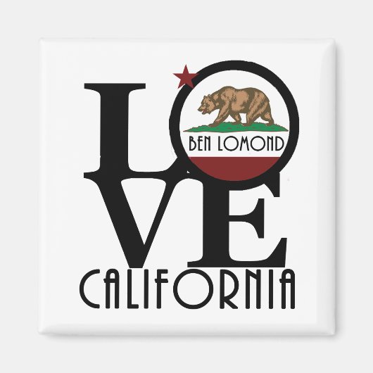 LOVE Ben Lomond CA Magneet (Voorkant)