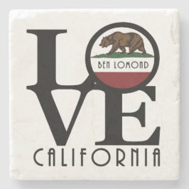 LOVE Ben Lomond California Stenen Onderzetter