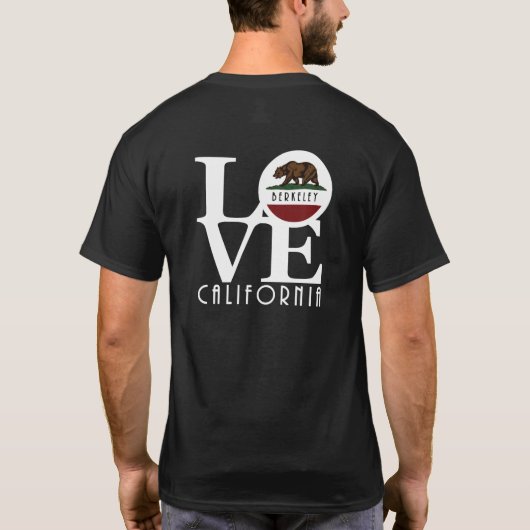 LOVE Berkeley CA (back print) T-shirt (Achterkant)