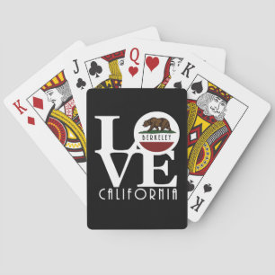 LOVE Berkeley California Pokerkaarten