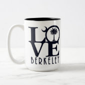 LOVE Berkeley SC 15oz Tweekleurige Koffiemok (Links)