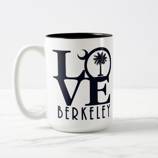 LOVE Berkeley SC 15oz Tweekleurige Koffiemok (Links)