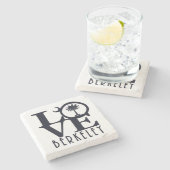 LOVE Berkeley SC Stenen Onderzetter (Zijkant)