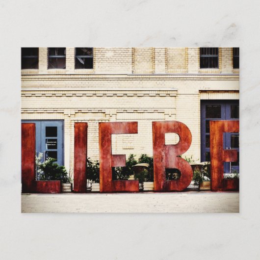 Love Berlin, Duitsland Briefkaart (Voorkant)