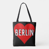 Love Berlin, Duitsland Tote Bag (Achterkant)