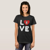 LOVE Bernese Mountain Dog Cute Dog Gift Idee T-shirt (Voorkant volledig)