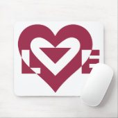 Love Berry Paars Muismat (Met muis)