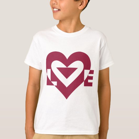 Love Berry Paars T-shirt (Voorkant)