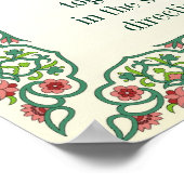 LOVE bestaat niet uit het naar elkaar luisteren; Poster (Hoek)