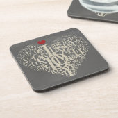 Love Beverage Coaster Bier Onderzetter (Linkerzijde)