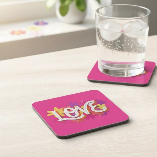 LOVE Beverage Coaster Bier Onderzetter