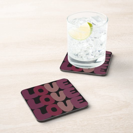 Love Beverage Coaster Bier Onderzetter (Rechterzijde)
