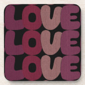 Love Beverage Coaster Bier Onderzetter (Voorkant)