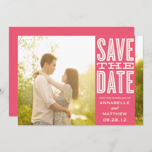 LOVE | BEWAREN VAN DE DATUM VAN AANKONDIGING (Voorkant / Achterkant)