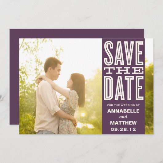 LOVE | BEWAREN VAN DE DATUM VAN AANKONDIGING (Voorkant / Achterkant)