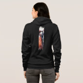 Love Beyond Life penseelstreekverf Hoodie (Achterkant volledig)
