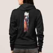 Love Beyond Life penseelstreekverf Hoodie (Achterkant)