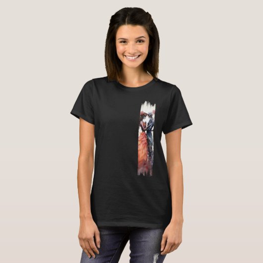 Love Beyond Life penseelstreekverf T-shirt (Voorkant volledig)