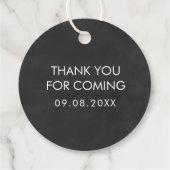 Love Beyond Measure Gift Label, Wedding, Chalkboar Bedankjes Labels (Achterkant)