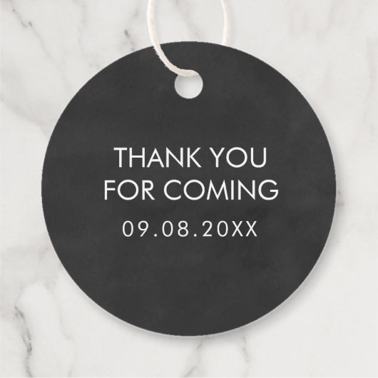 Love Beyond Measure Gift Label, Wedding, Chalkboar Bedankjes Labels (Achterkant)