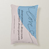 Love Bible Verse Accent Kussen (Achterkant (Verticaal))