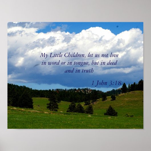Love Bible Verse Poster (Voorkant)