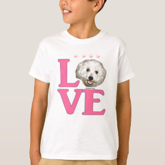 LOVE Bichon Frise T-shirt