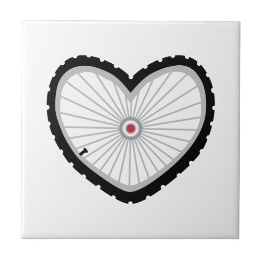 Love Bicycle Tegeltje (Voorkant)