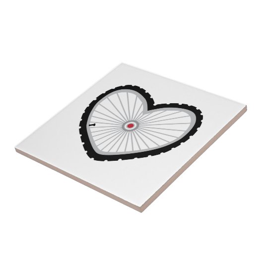 Love Bicycle Tegeltje (Zijkant)