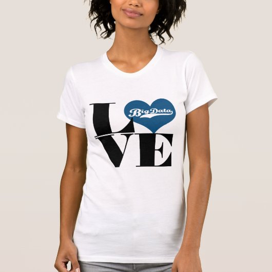 Love Big Data T-shirt (Voorkant)