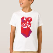 Love.Big heart/Corazon Grande love by Masanser pix T-shirt (Voorkant)