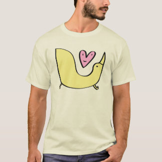 Love Big Yellow Bird Love T-shirt