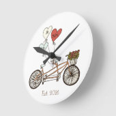 Love bike Mr & Mrs Wall klok (Hoek)