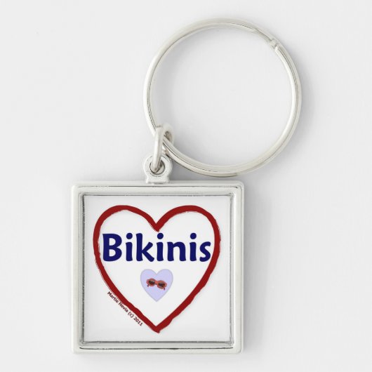 Love Bikini's Sleutelhanger (Voorkant)