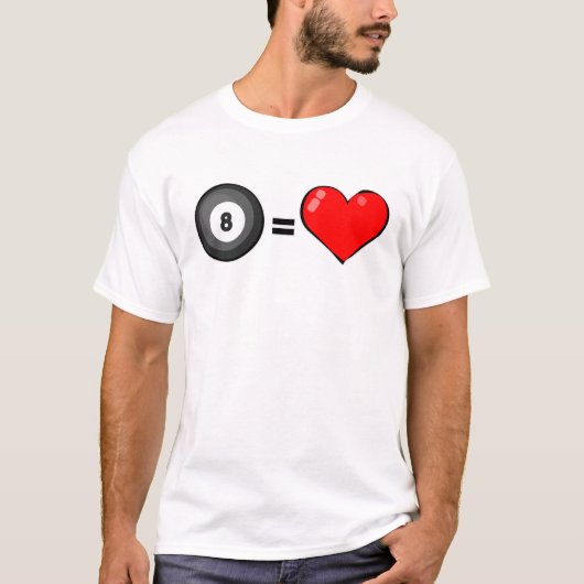 Love Billiard T-shirt (Voorkant)