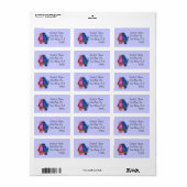 Love Bird adresetiketten Etiket (Full Sheet)