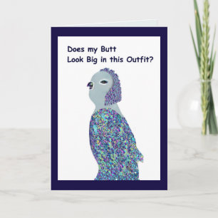 Love Bird Birthday Humor for Women of All Ages Kaart