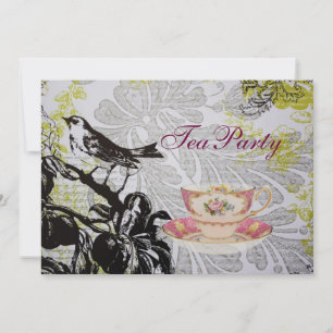 Love Bird Boho Chic vrijgezellenfeest theekransje Kaart