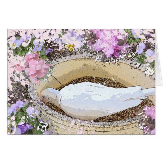 Love Bird Card (Voorkant Horizontaal)