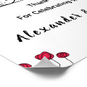 Love Bird Favors Wedding Bridal Shower   Poster (Hoek)