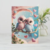 Love Bird Kaart (Staand voorkant)