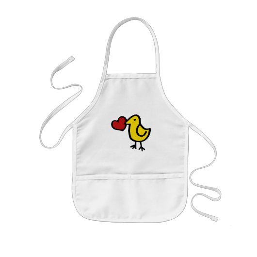 Love Bird Kinder Schort (Voorkant)